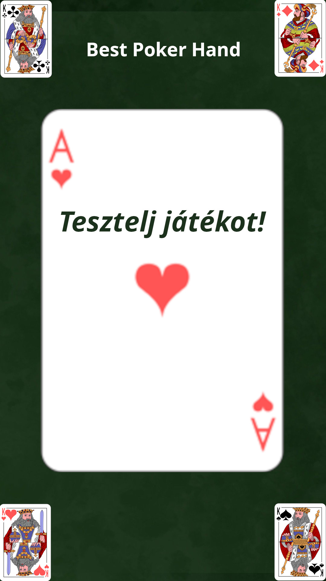 Best Poker Hand